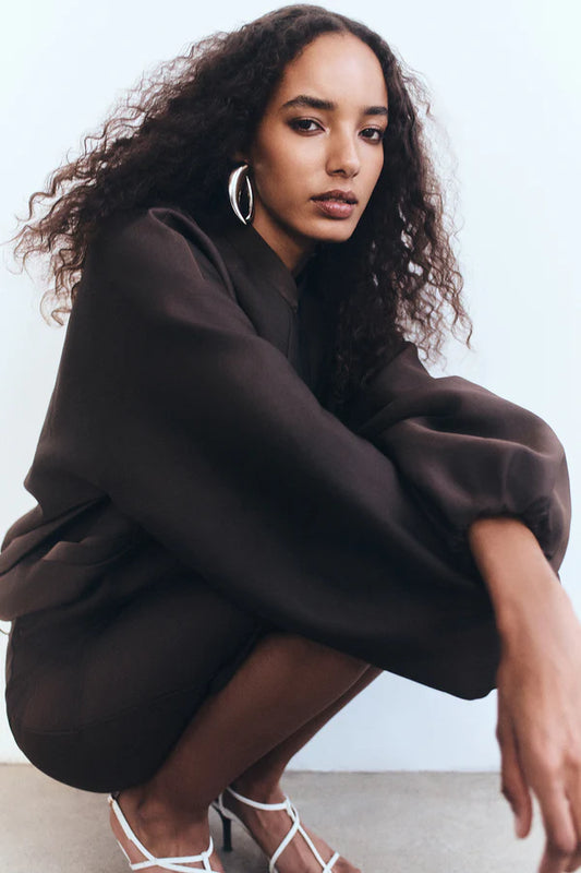 BOMBER JACKET OTIS  -RISTRETTO