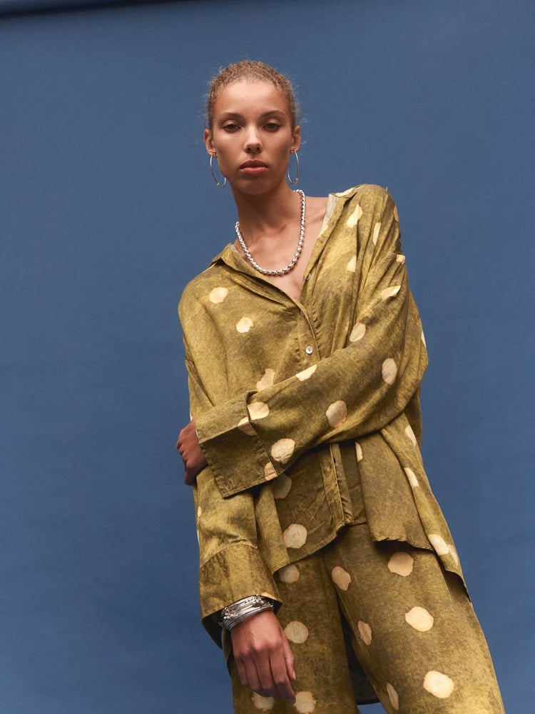 LA OLIVA SPOT DORATO SHIRT
