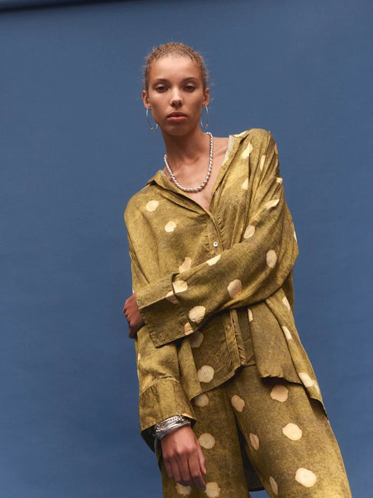 LA OLIVA SPOT DORATO SHIRT