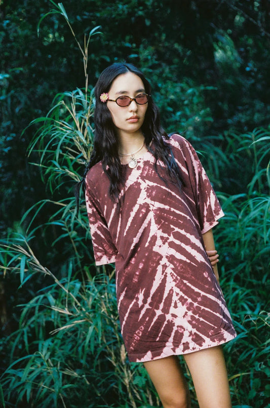 COMPOSURE T DRESS - GARNET