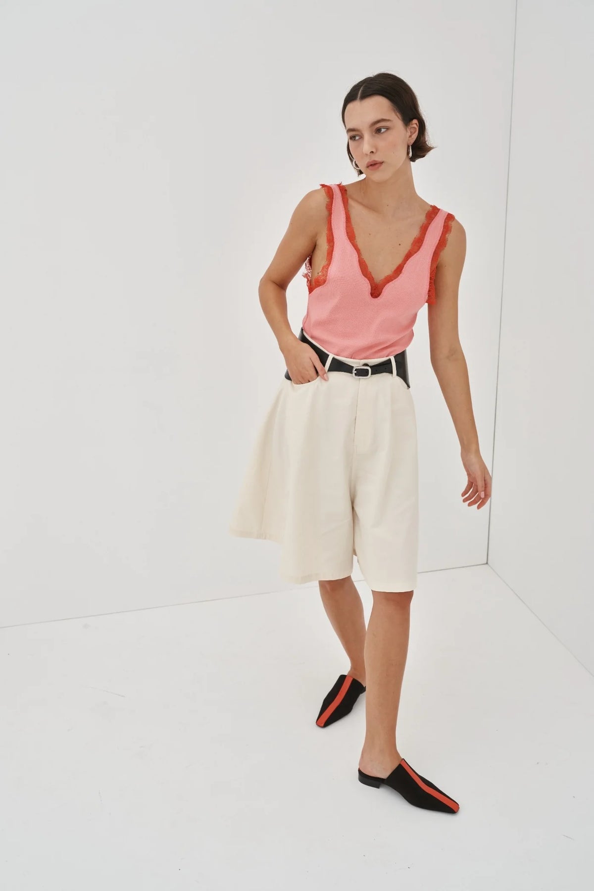 VESPER TANK-PINK