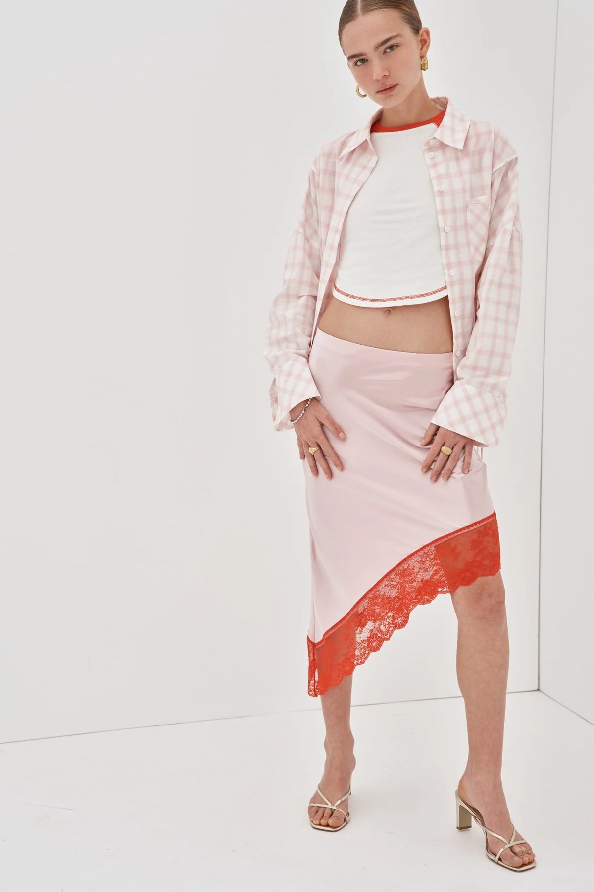 SABINE SKIRT-PINK
