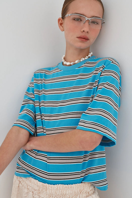 CELESTE TEE-TURQUOISE