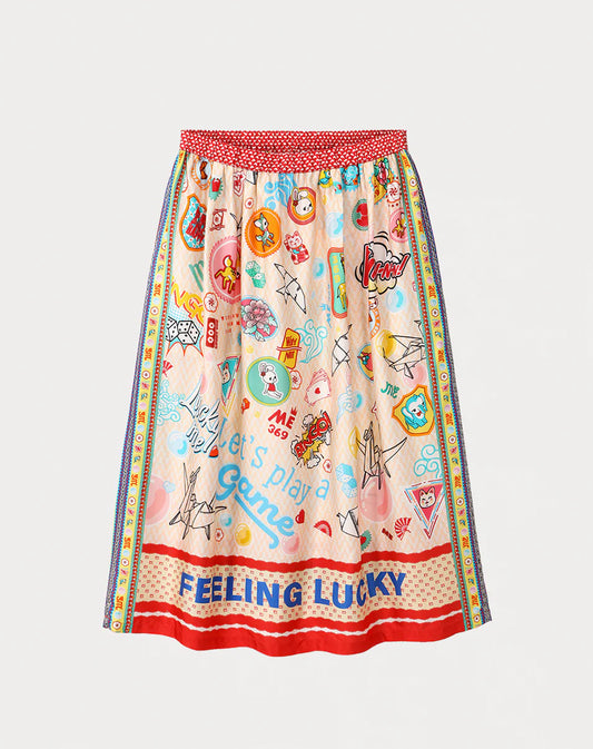 VANESSA MIDI SKIRT - LUCKY ME