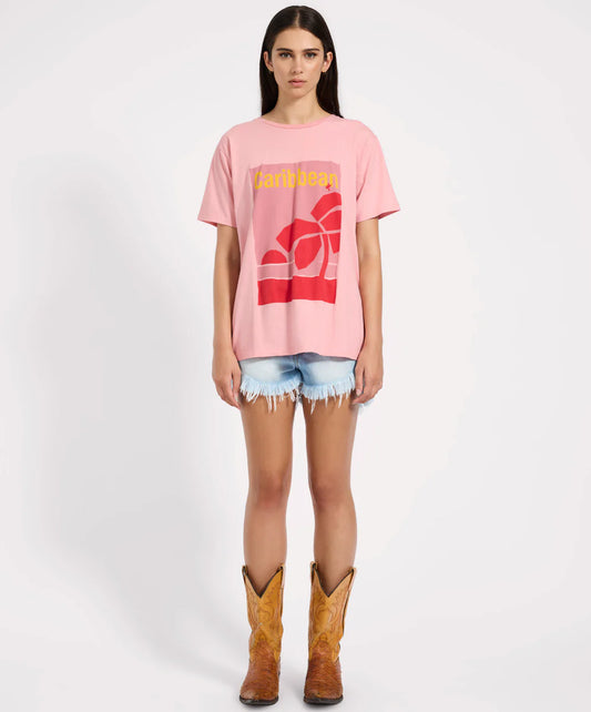 27240 CARIBBEAN BF TEE-PINK