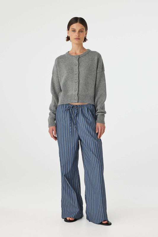 RAE PANT-MUTED BLUE STRIPE - 1V02376