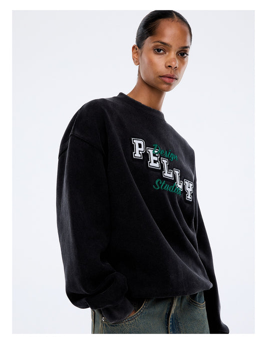 MILA OVERSIZED SWEATER PHANTOM (EPQ324100F-764)