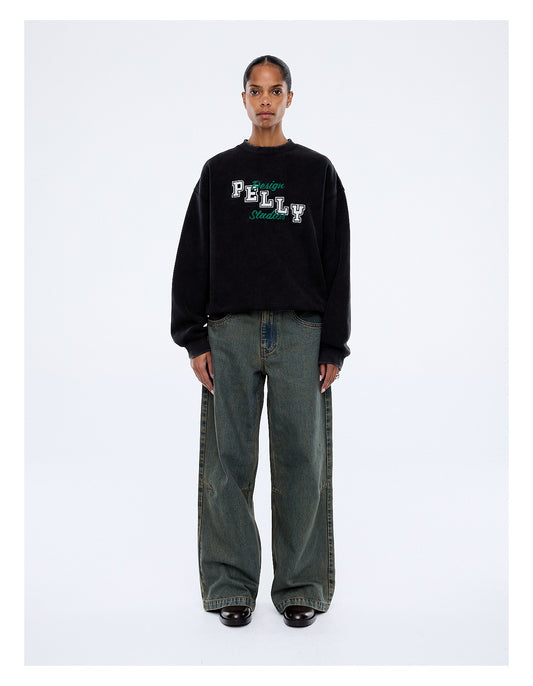 MILA OVERSIZED SWEATER PHANTOM (EPQ324100F-764)