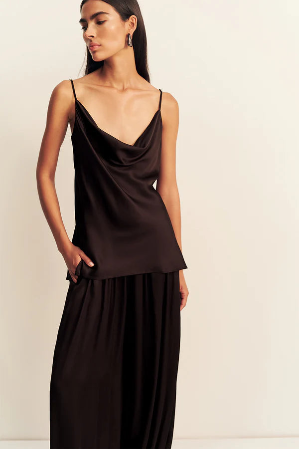 COWL NECK CAMI ESPRESSO (1262077)