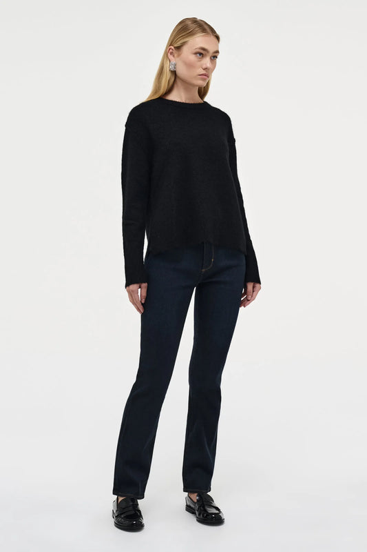 ALPACA BLEND CREW BLACK