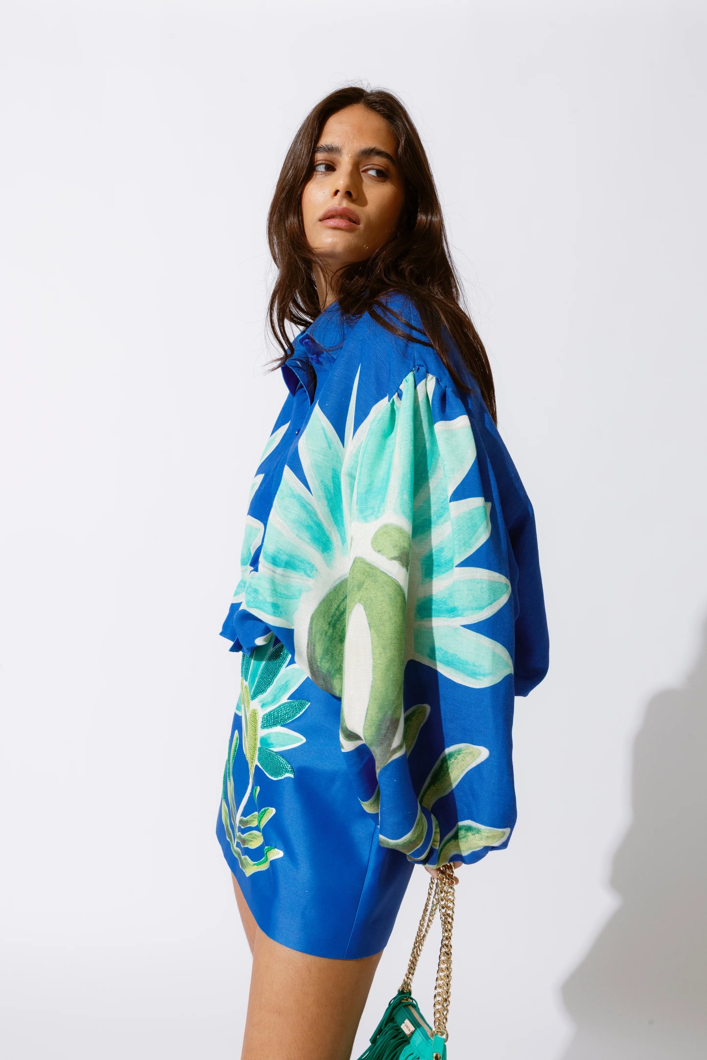 SOLSANA MINI SKIRT-FERN