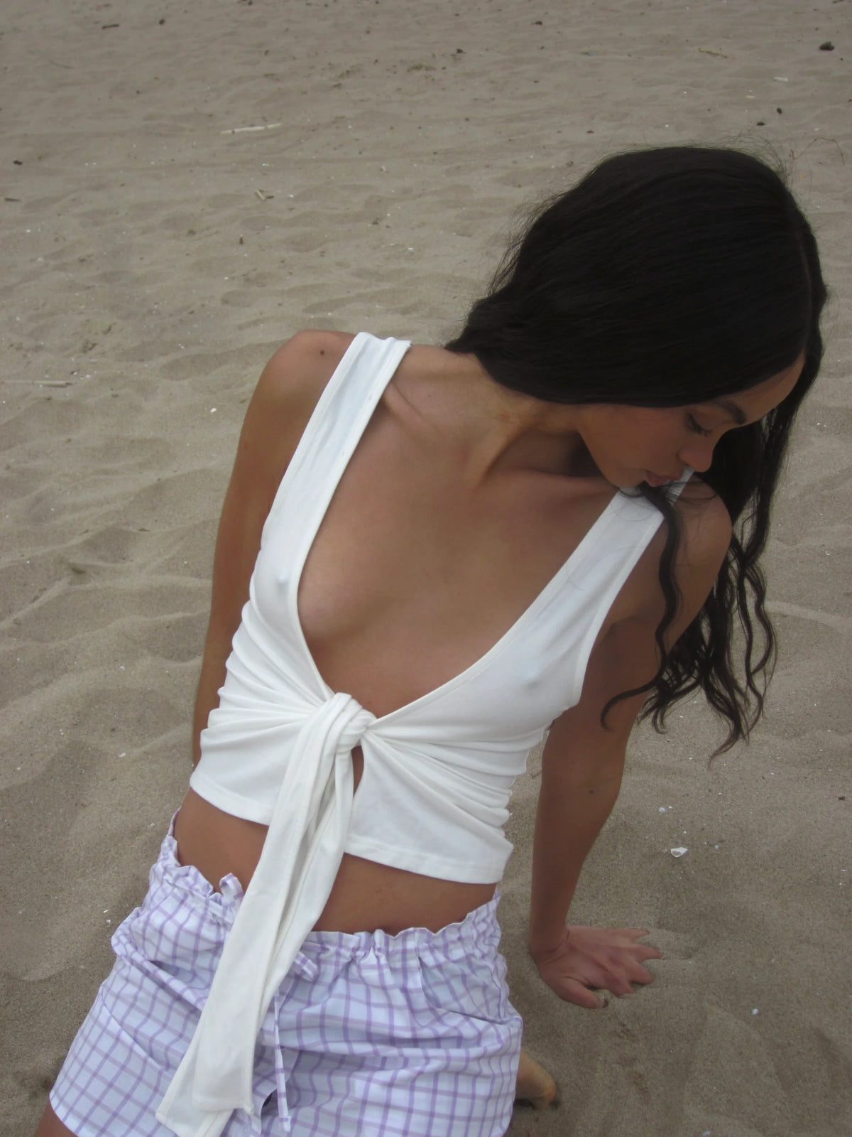 ISOLDE TOP - OFF WHITE
