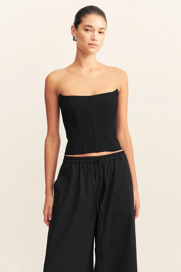 OAKLEY CORSET TOP  - BLACK