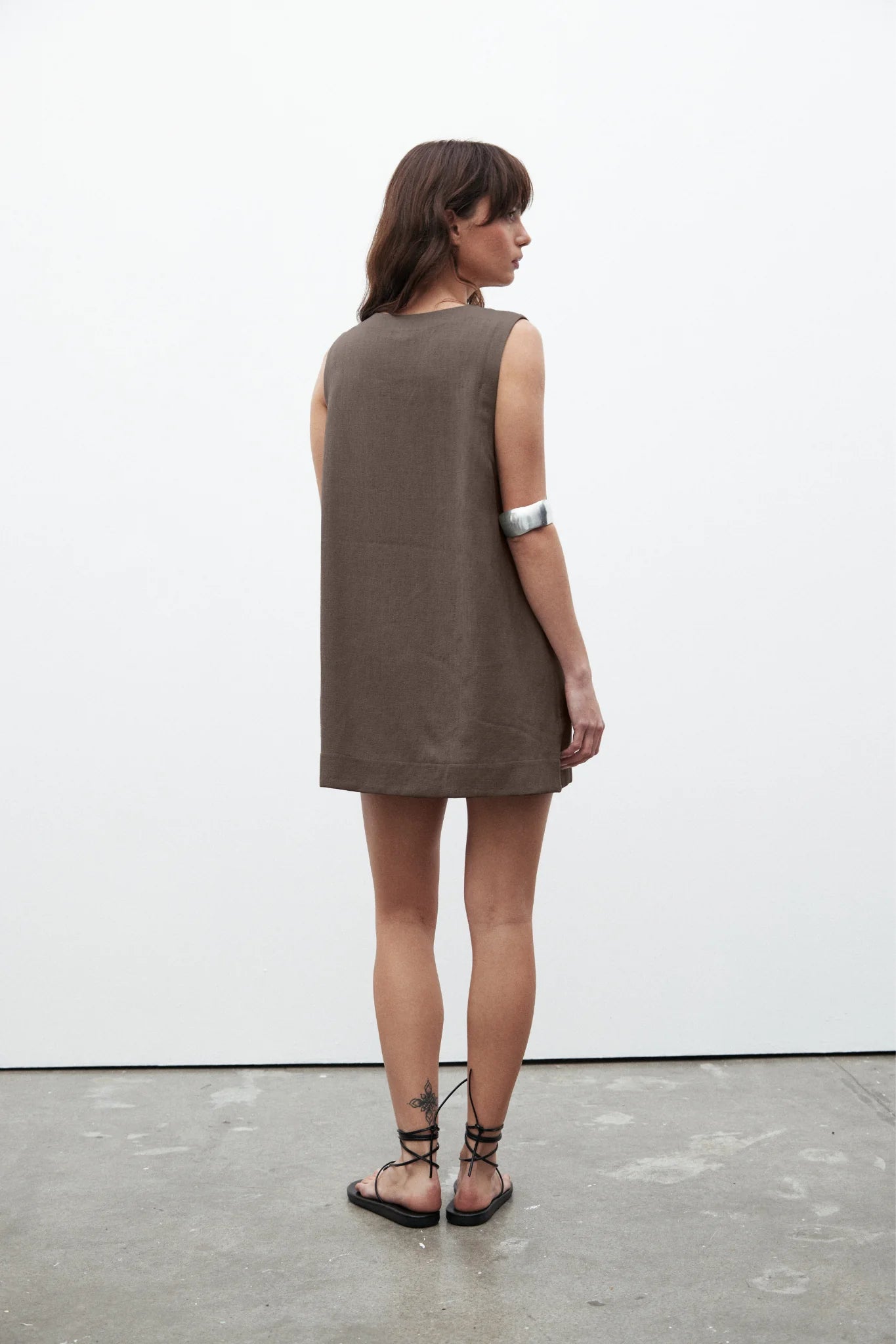 SKYLAR DRESS - CHOC