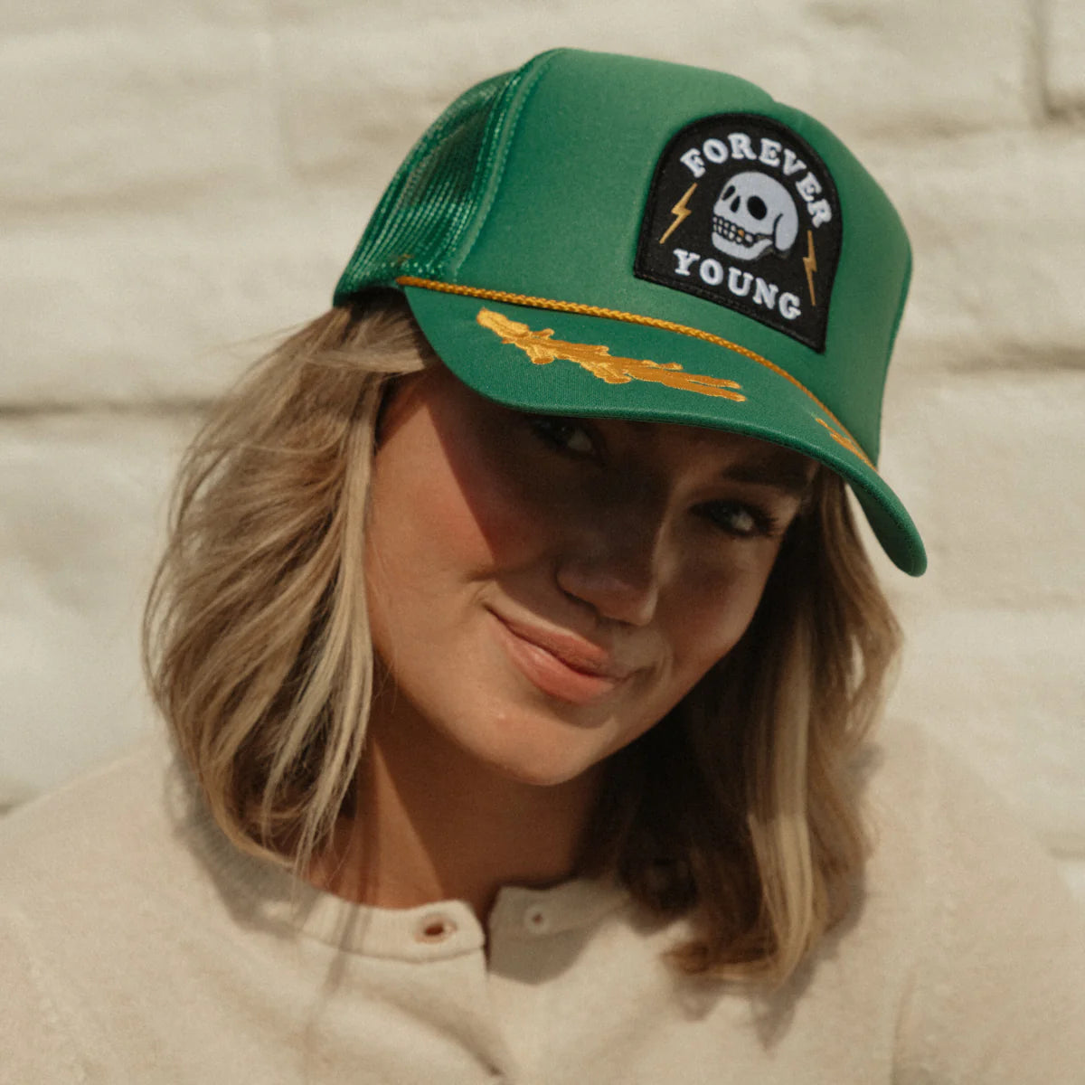 FOREVER YOUNG TRUCKER HAT