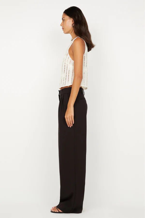AMELIE SHELL TOP - IVORY