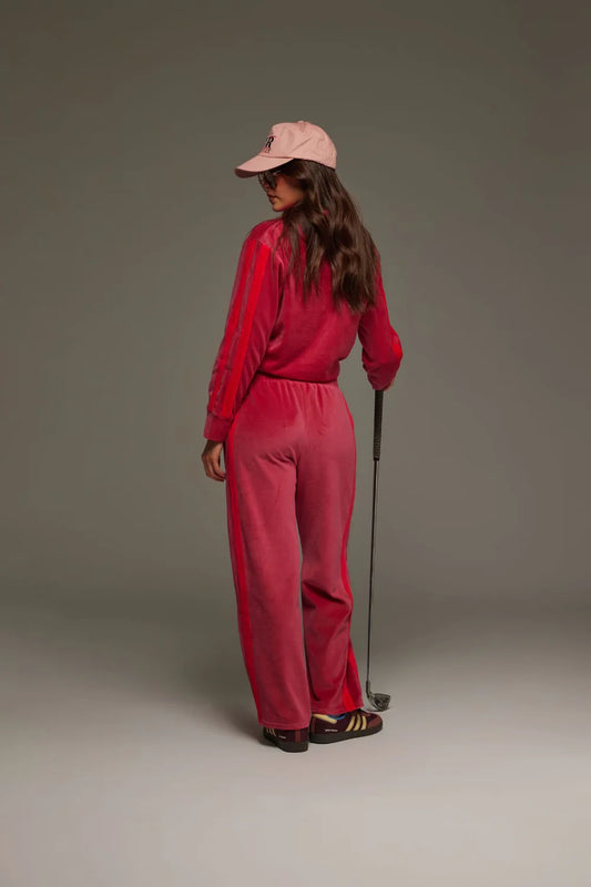 MARA VELOUR PANTS - POMEGRANARTE