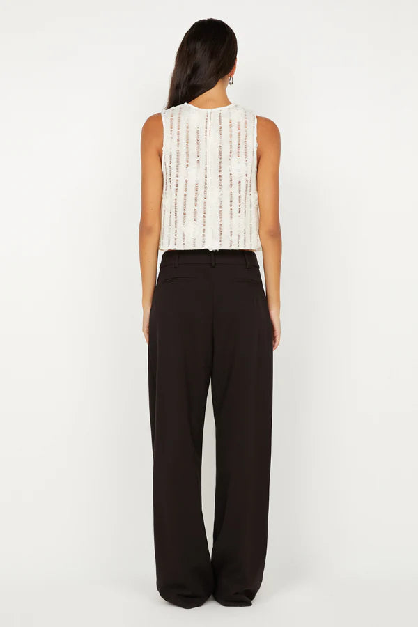AMELIE SHELL TOP - IVORY