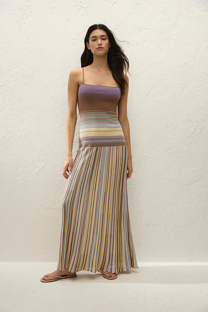 ESENIA KNIT DRESS - MOCHA