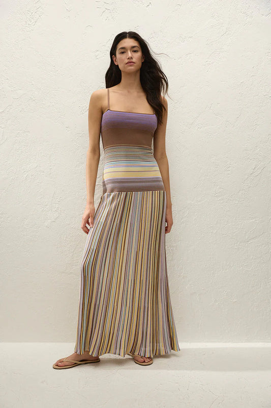 ESENIA KNIT DRESS - MOCHA