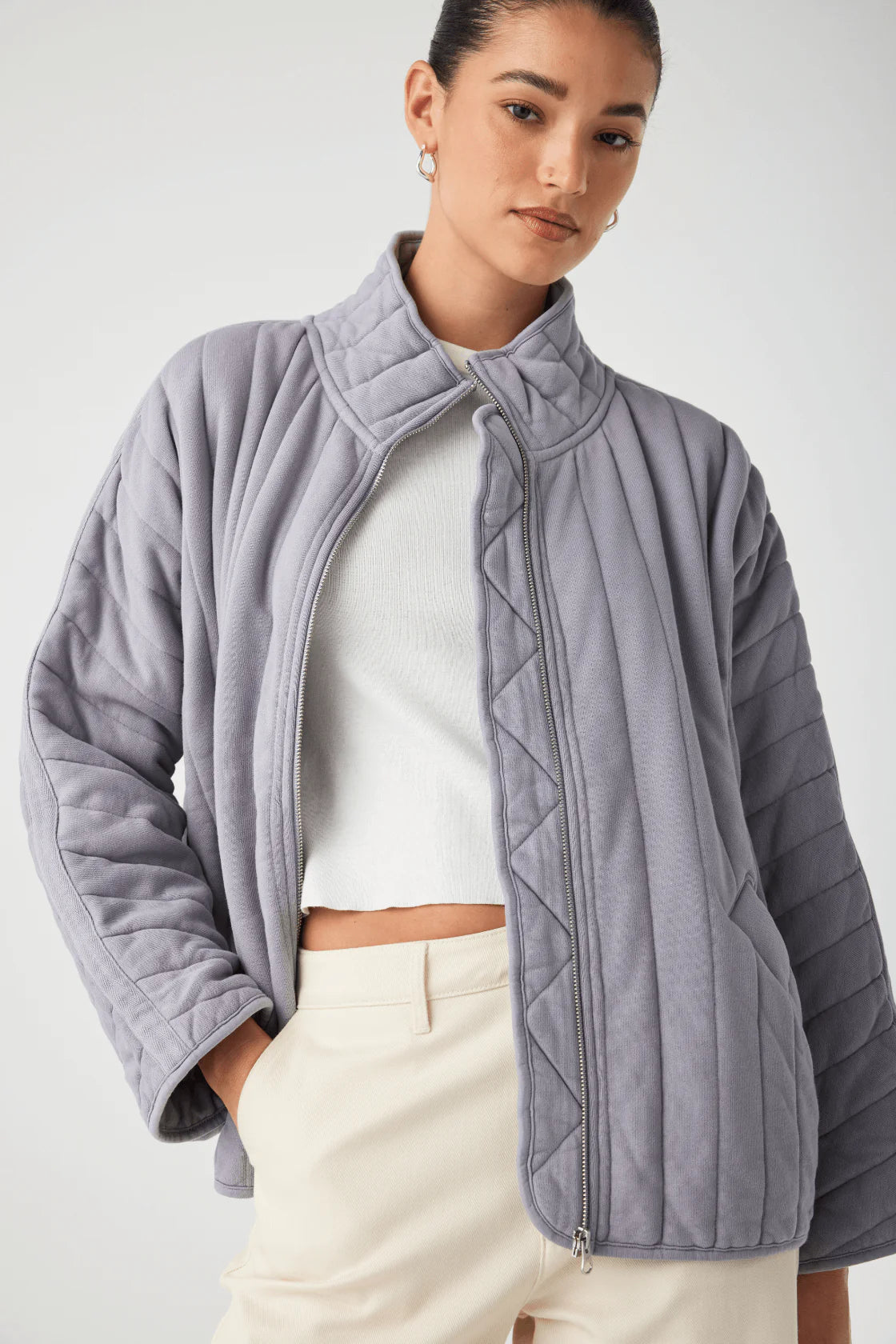 TESSA JACKET - CEMENT