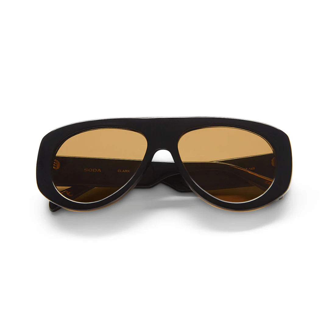 CLARK BLACK / AMBER SHADES