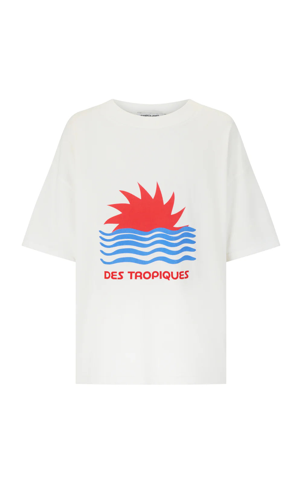 TROPIQUES OVERSIZED TEE WARM WHITE