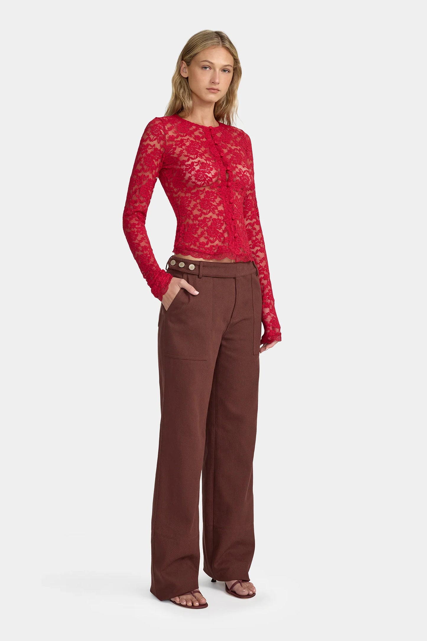ALYSSA LACE CARDIGAN