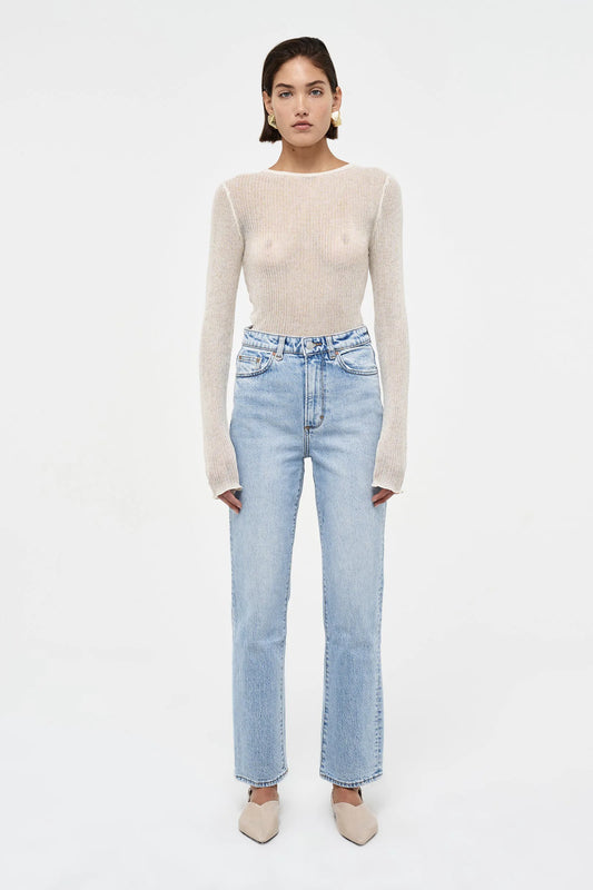 NICO STRAIGHT PASSENGER JEAN - MID VINTAGE INDIGO