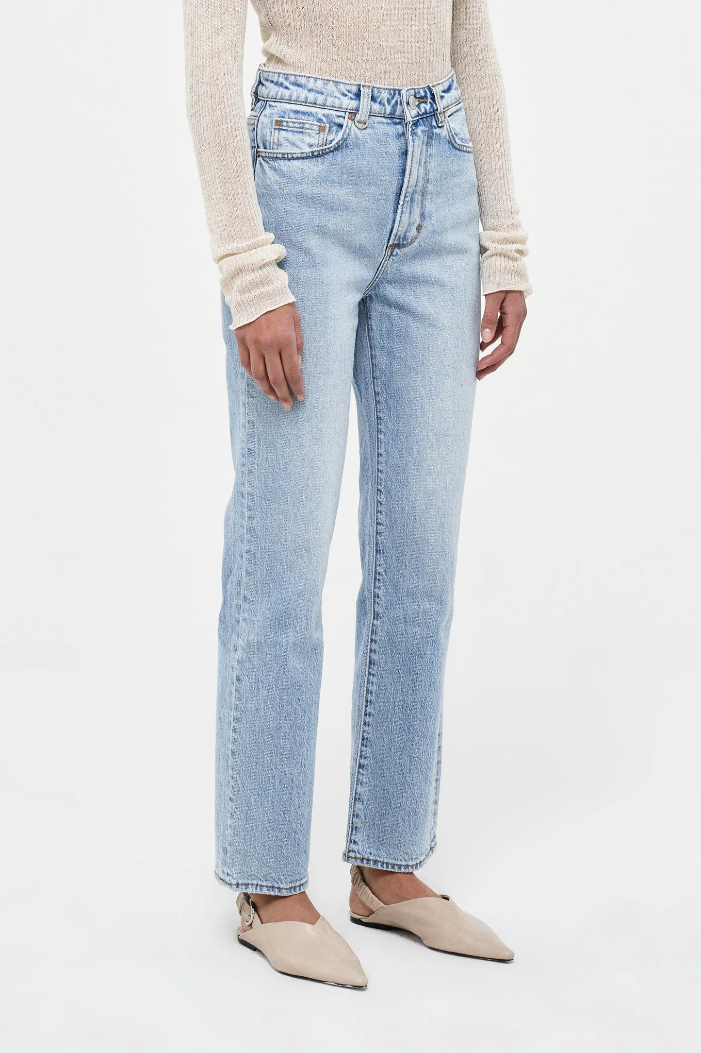 NICO STRAIGHT PASSENGER JEAN - MID VINTAGE INDIGO