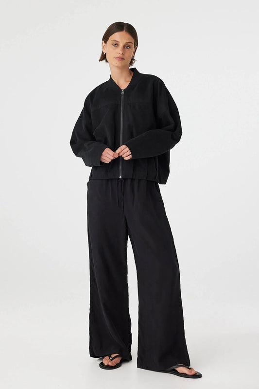 WREN BOMBER JACKET - BLACK 1X0032
