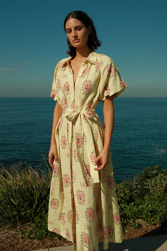 MARLA DRESS-SAVANNA TILE