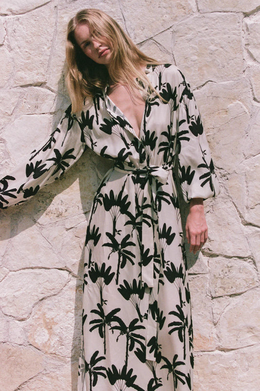 RIO DRESS-MADAGASCAR PALMS