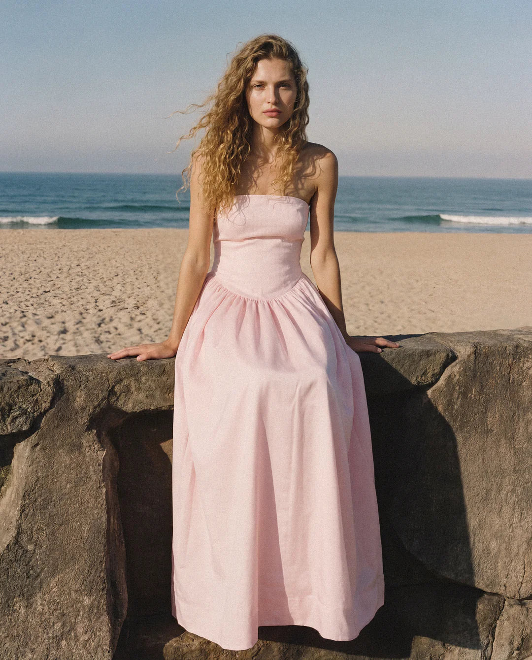 AUDREY GOWN SOFT PINK