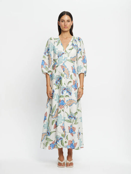 AZURE MAXI DRESS - AZURE PRINT