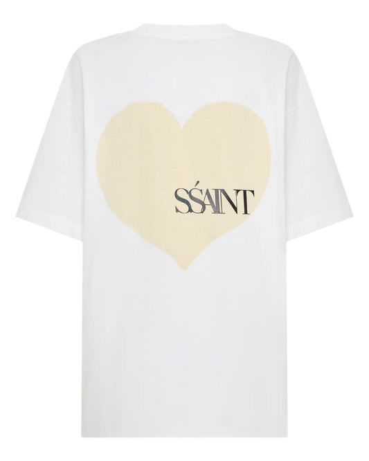 HEART TEE - CREAM HEART