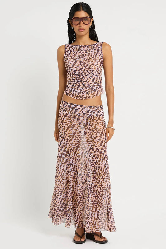 OTTIE MAXI SKIRT - PAPILLO
