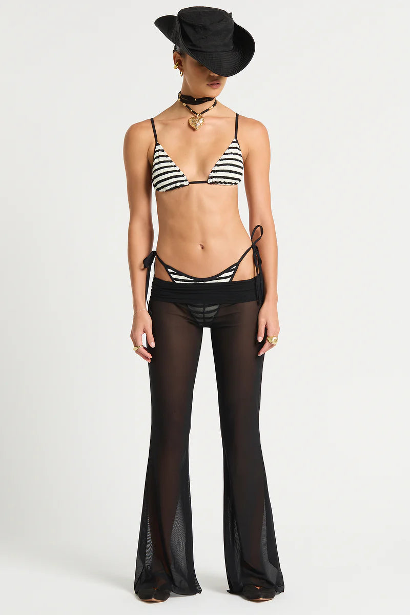 LUANA TRI - BLACK DOT STRIPE