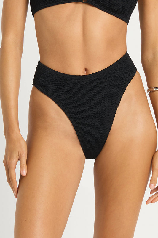 OLIVIA BRIEF - BLACK RECYCLED