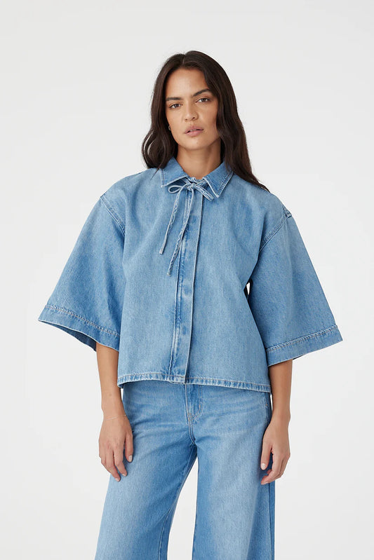 C51128-SOMA SS SHIRT-BLUEJAY