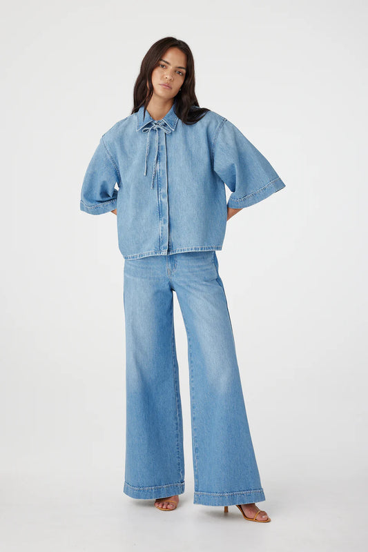 C51128-SOMA SS SHIRT-BLUEJAY