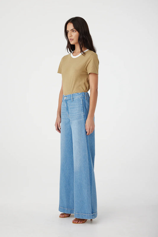 C51153-LOTUS MID WIDE PANT-BLUEJAY