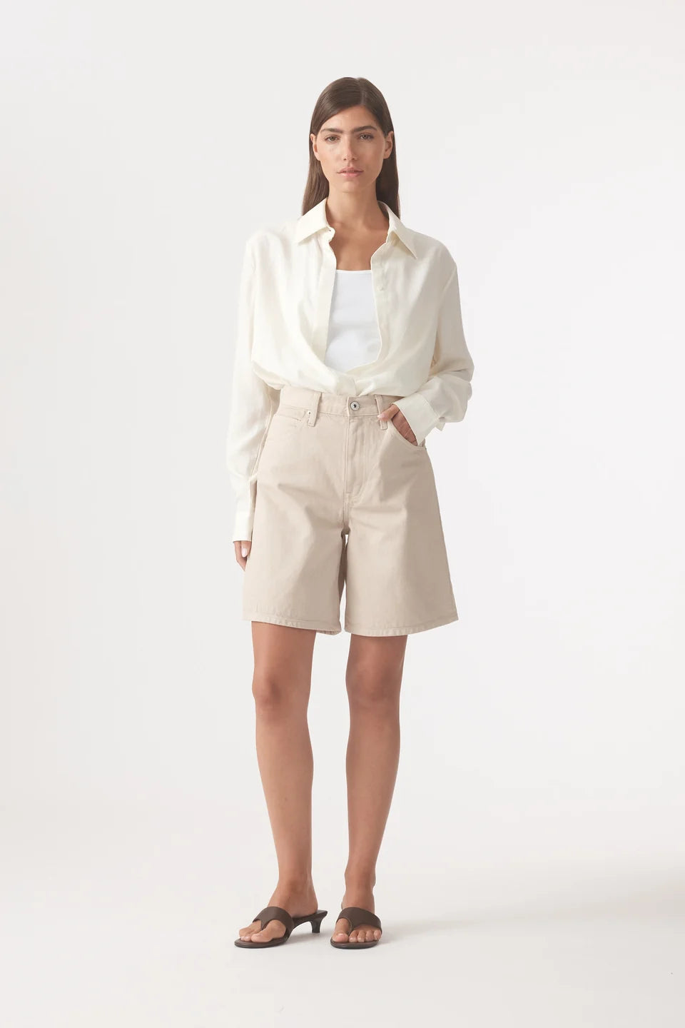 BONNIE HIGH LONG SHORT-RICE