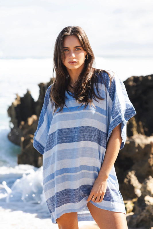 LENNY BLUE KAFTAN