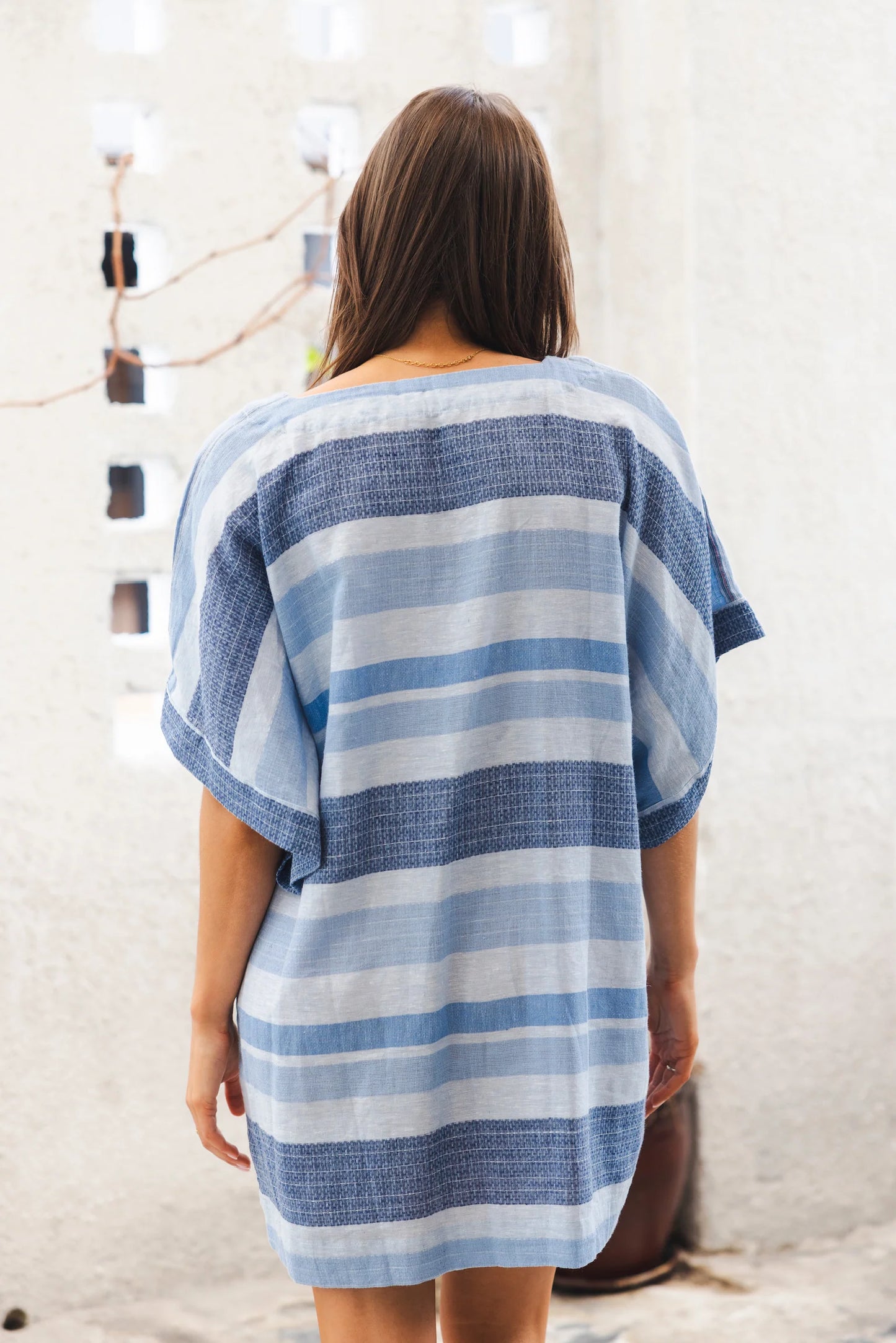 LENNY BLUE KAFTAN