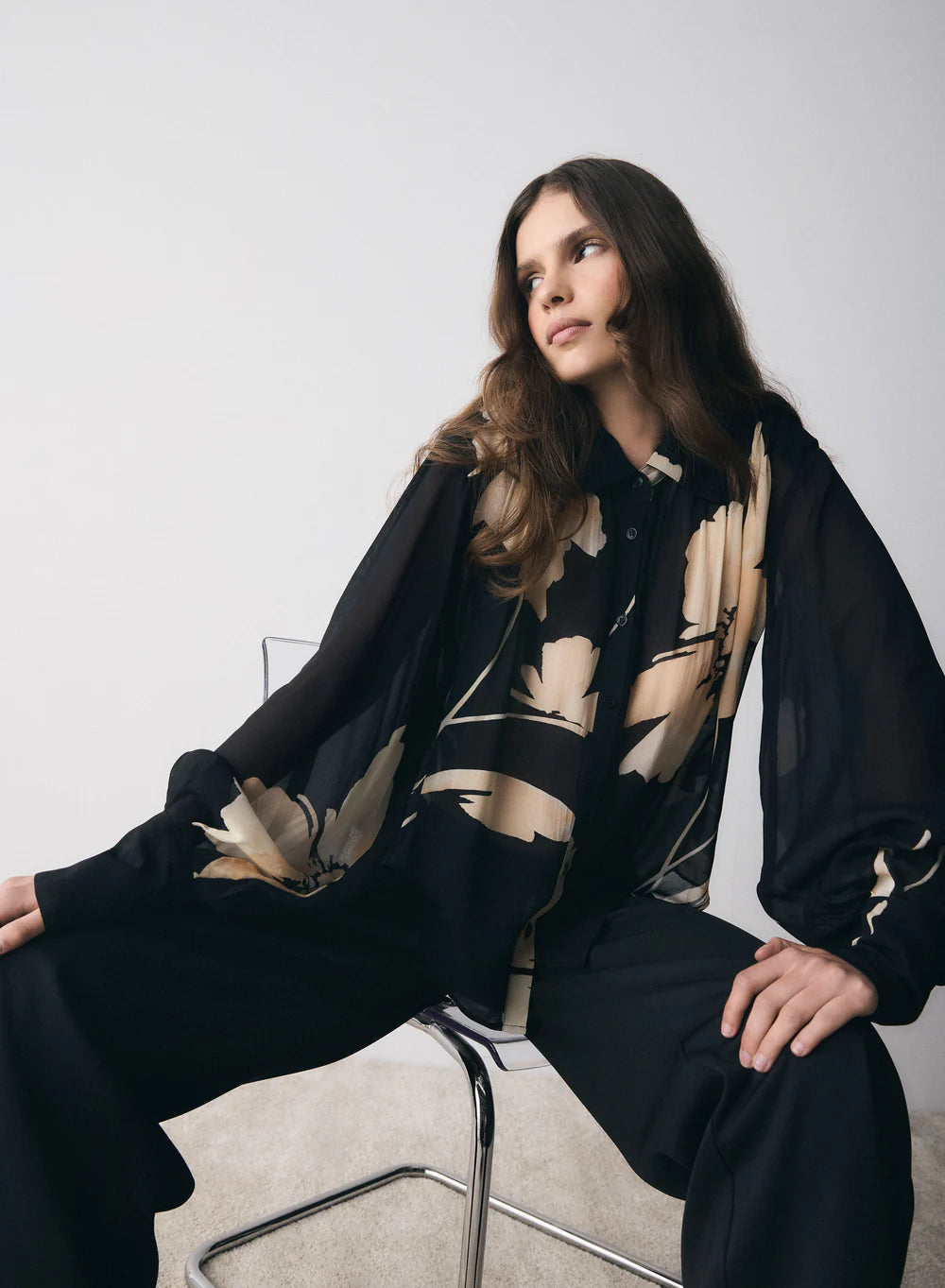 COMPOSITION SHIRT - BLK