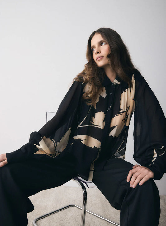 COMPOSITION SHIRT - BLK