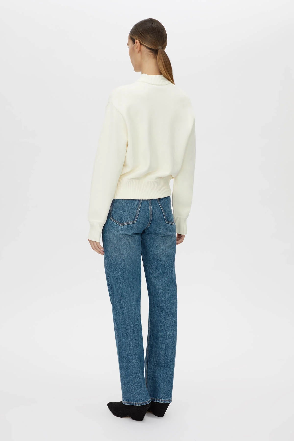 AMEDEO KNIT JACKET CREAM