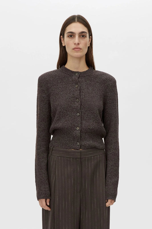 BOTTICINO KNIT CARDIGAN - CHOC