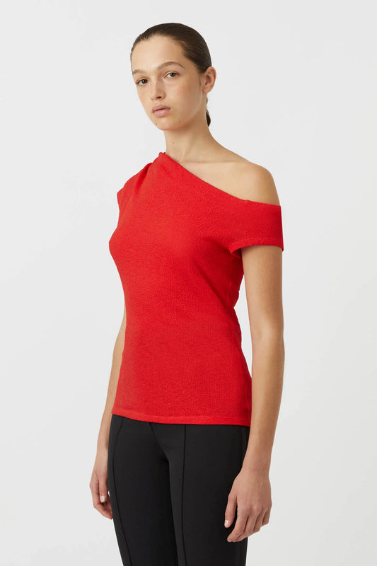 CALI TOP - POPPY RED